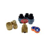 Lbp - kit de raccords pour sortie de forage 32 - 1'' compatible tte de forage 1''