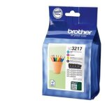 Lc - 3217 cartouche d'encre original noir, cyan, magenta, jaune - brother