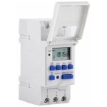 Lcd minuterie programmateur horaire �lectrique hebdomadaire num�rique timer interrupteur 15a(220v) trimec ...
