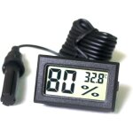 Lcd tuner num�rique int�gr� thermom�tre hygrom�tre avec sonde externe pour couveuse aquarium volaille ...