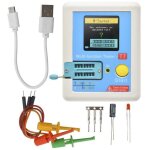Lcr - t7 testeur de transistors tft multifonctionnel avec une seule touche, affichage graphique, arr�t ...