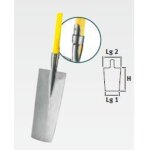 Leborgne - louchet de p�pini�riste - 36 cm - manche b�quille novagrip