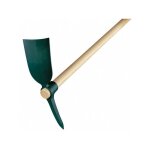 Leborgne - pioche cantonnier 2kg douille ronde manche novamax 90cm - 058208