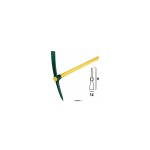 Pioche de terrassier douille ronde 2, 5 kg - sans manche - leborgne Pioche de terrassier douille ronde 2, 5 kg - sans manche - leborgne
