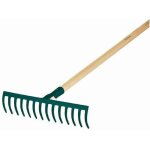 R�teau 16 dents courbes - manche bois certifi� pefc 100% - leborgne