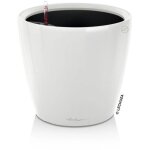 Lechuza pot de fleurs - classico premium ls 50 - � 49, 5 x 46, 5 cm - 40 l - kit complet - blanc brillant ...