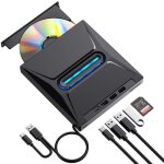 Lecteur cd dvd externe - - graveur dvd - usb 3. 0 - usb - c - compatible mac et windows
