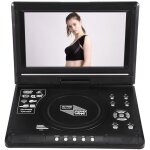 Lecteur dvd portable mobile de 9, 8 pouces, compatible carte sd, port usb, prise amricaine