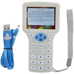 Lecteur / �crivain rfid 8 fr�quences pour cartes d'acc�s, badges et cl�s nfc - duplicateur multifonction ...
