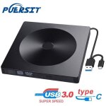 Lecteur graveur dvd cd externe usb 3. 0 type - c ultra slim portable - graveur lecteur externe drive ...