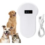Lecteur de puces pour animaux de compagnie kkmoon, lecteur de poche lf 134, 2 khz, lecteur de puces pour ...
