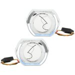Led angel eyes halo drl lunette haubans 12v 5w gauche droite anneau couvre pour 3 pouces bi xnon led ...