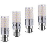Led b22 de ma�s bulbs12w, 100w incandescent �quivalent, 1200lm, blanc chaud 3000k ampoules chandelier, ...