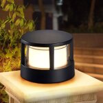 Led borne lumineuse exterieure, 15w borne exterieur jardin ip65 etanche lampe de jardin exterieur en ...