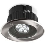 Leds - c4 - gea power - downlight encastr� led ext�rieur 19cm 1566lm 3000k ip66