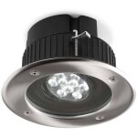 Leds - c4 - gea power - downlight led ext�rieur encastr� 19cm 1647lm 4000k ip66