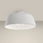 Leds - c4 - leds c4 miso �433mm semi plafonnier cylindrique large blanc e27