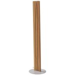 Led lampadaire 'silja' en bois pour salon & salle  manger