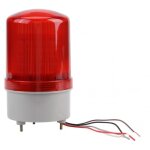 Led lampe avertissement d'urgence flash rouge rotatif voyant clignotant gyrophare stroboscopique d'alarme ...