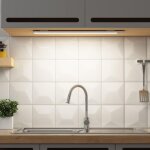 Led lampe dimmable de placard 30cm, applique murale sans fil avec capteur de main interieur, lumi�re ...