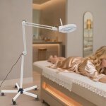 Led lampe loupe sur pied 24w avec lumi�re grossissante 8x lampe esthetique professionnel angle r�glable ...