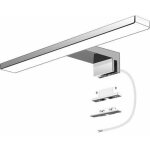 Led lampes miroir salle de bain 5w 500 lumens, luminaire salle de bain 30cm blanc froid 6000k, applique ...