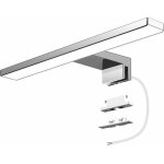 Led lampes miroir salle de bain 5w 500 lumens, luminaire salle de bain 30cm blanc froid 6000k, applique ...