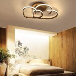 Led moderne plafonnier dimmable t�l�commande plafonnier chambre � coucher pendentif coeur design chambre ...