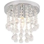Led plafonnier en cristal lustre luminaire moderne e14 avec design �l�gant lampe de plafond �20cm