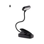 Led protection des yeux livre veilleuse rglable mini clip - on study lampe de bureau aliment par batterie ...