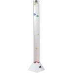 Led rgb colonne d'eau clair d�coratif poisson lampadaire c�ble interrupteur changement de couleur