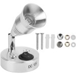 Led rv liseuse 12v 3w int�rieur flexible avec interrupteur pour camion remorque bateau yacht caravansilver ...