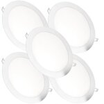 Led spot encastrer rond 18w = 120w 3000k / 4200k / 6000k blanc �224x13 / tr 205mm 220v 1440lum, (6000k) ...