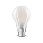 Led standard verre d�poli 8w b22 froid boite - osram
