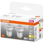 Led superstar par16 (35) 36 � 2. 6w / 827 - gu10 - set 2pcs - osram