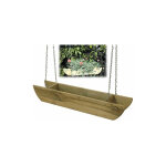 Led leds - vase en bois florker 90x20x15 cm suspension � suspendre