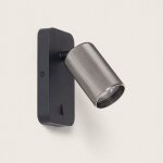 Applique murale aluminium breixo bronze