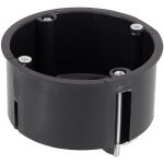 Efectoled - boîte de dérivation universelle encastrable pour pladur Ø72x48mm noir Efectoled - boîte de dérivation universelle encastrable pour pladur Ø72x48mm noir