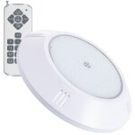 Spot led piscine en saillie rgb submersible 12v ac ip68 20w rgb