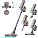 Lefant v1 aspirateur balai sans fil 3 en 1, 70000 pa, 40 min autonomie, 3 niveaux de vitesse, �cran tactile, ...