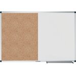 Legamaster - tableau combiboard c�t� blanc acier magn�tique �maill� c�t� rev�tement li�ge naturel h 90 ...