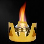 L�ger et portable, avec couvercle herm�tique et couvercle d'extincteur r�chaud � alcool d'ext�rieur forme ...