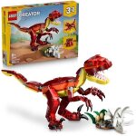 Lego creator 3 - en - 1 31379 le dinosaure f�roce - jeu de construction des 8 ans - cadeau