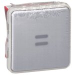 Legrand 069922 interrupteur ou va - et - vient tmoin (voyant fourni) plexo - gris
