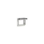 Legrand 091730 - adaptateur plexo 55 gris / mosaic - � volet fum� - 2 modules