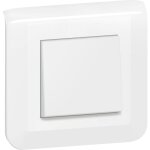 Lot de 4 interrupteurs ou va - et - vient mosaic 10a complet avec plaque - blanc - legrand