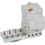 Bloc diff�rentiel adaptable automatique dx� pour disjoncteur 1 module par p�le 4 p�les 400v 63a type ...