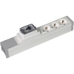 Bloc nourrice quip de 3 prises 2p + t avec 1 disjoncteur diffrentiel ph + n 16a 30ma  cbler legrand ...