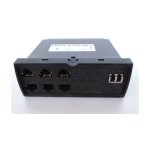 Bloc switch ethernet 6 ports rj45 + 1 port optique 100mbits / s pour baie de brassage reseau lc - lcs ...