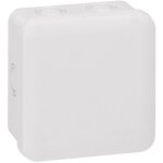 Bo�te de d�rivation carr�e � 7 entr�es pour presse - �toupe plexo dimensions 80x80x45mm gris ral7035 ...